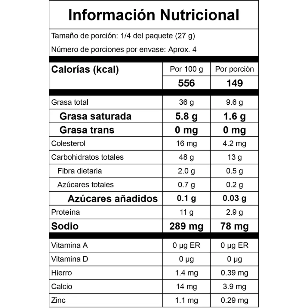 Tabla nutricional mixto limón 100g para parchar.webp