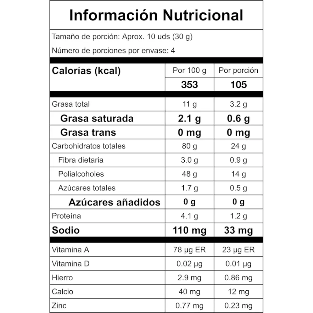 TN Mini Brownies sin Azúcar 120g.webp