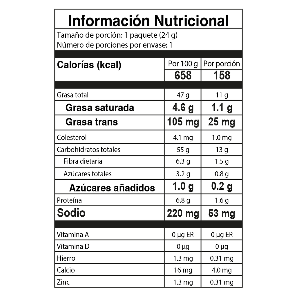 Papas BBQ 24g x 6uds