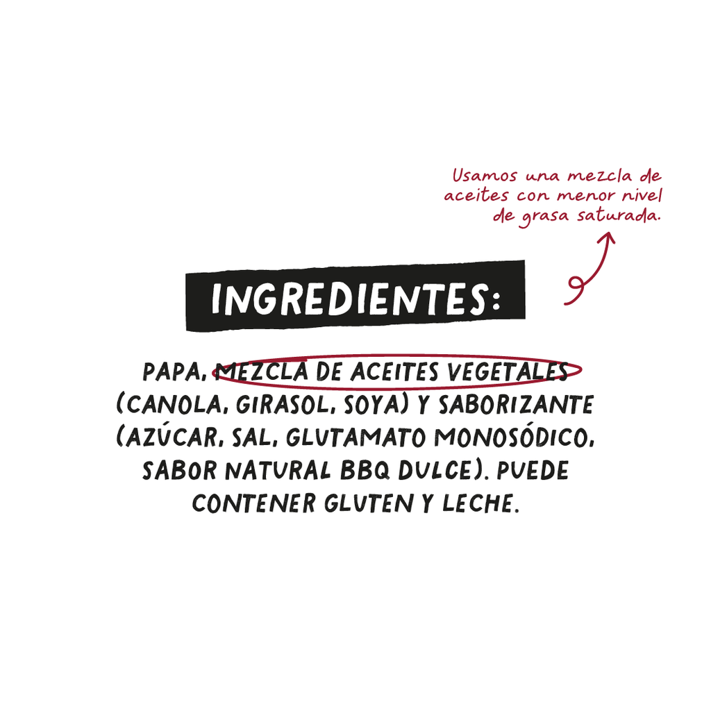 Papas BBQ Pa' Parchar 110g