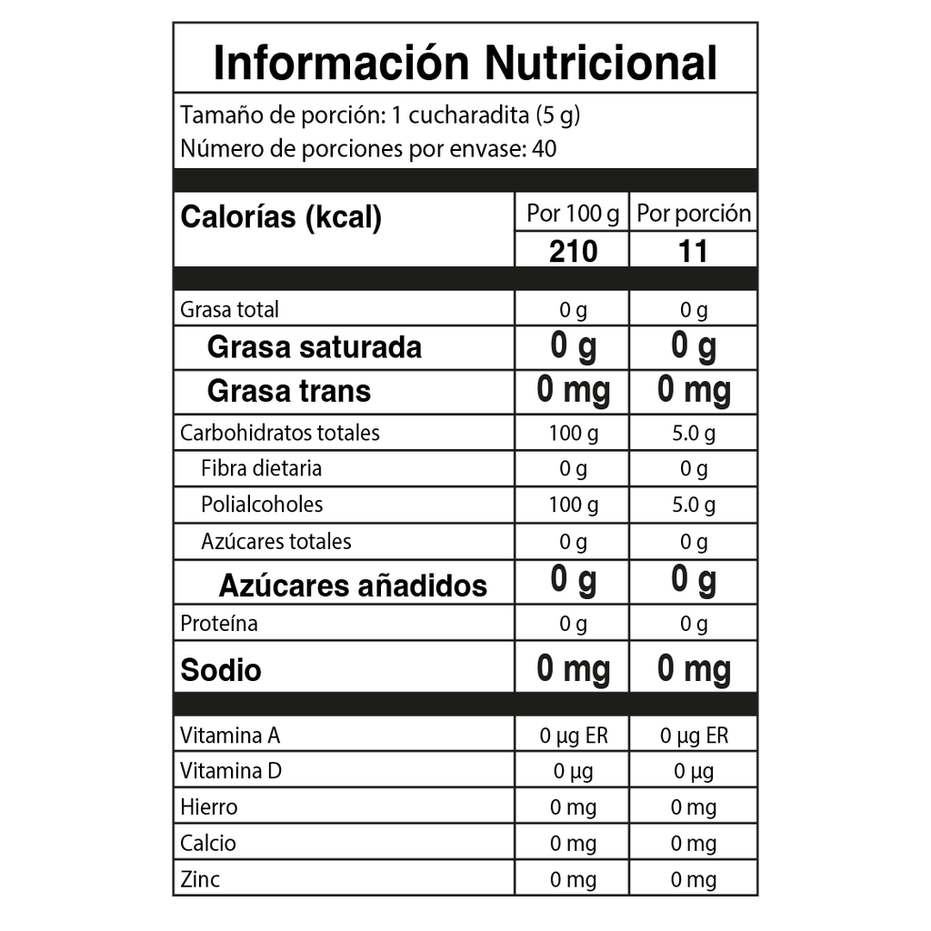Endulzante natural monkfruit 200g