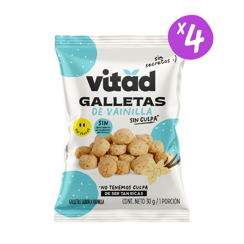 Galletas de Vainilla 30g x 4uds