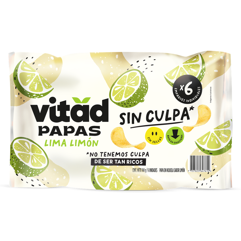 Papas de Limón 24g x 6uds