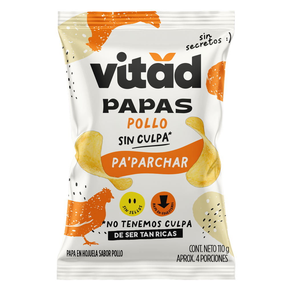 Papas de Pollo Pa' Parchar 110g