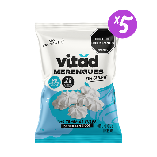 [V034] Merengues sin Azúcar 12g x 5uds