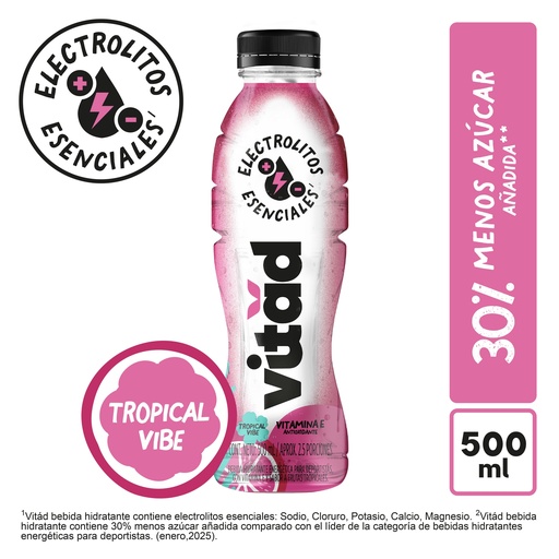 [0743] Bebida Hidratante Tropical vibe 500 Ml